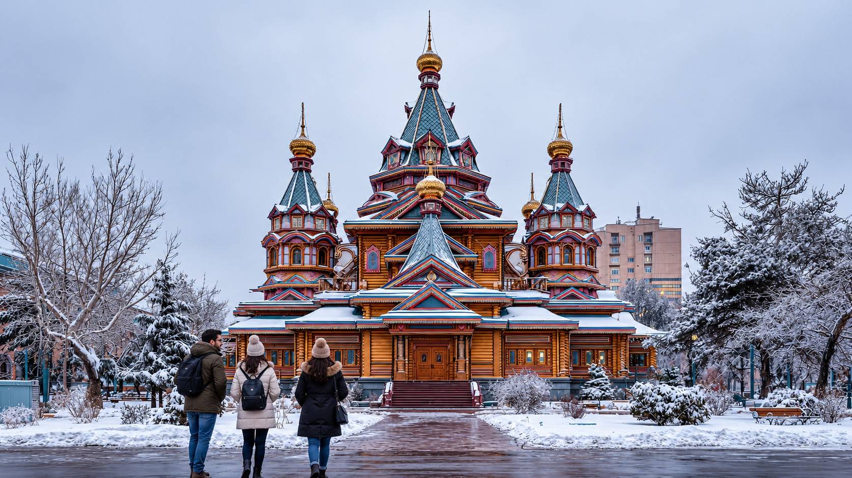 Ascension Cathedral (Zenkov Cathedral) In Almaty, Kazakhstan