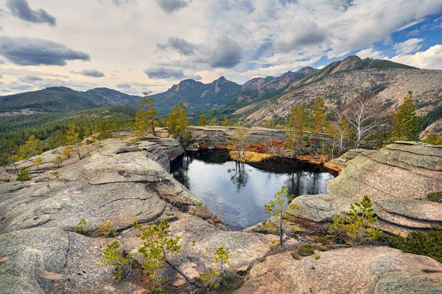 Karkaraly National Park In Central Kazakhstan