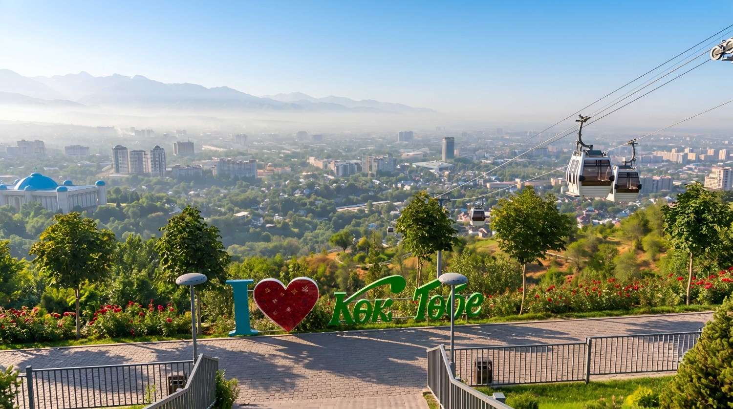 Kok Tobe Park Almaty Kazakhstan