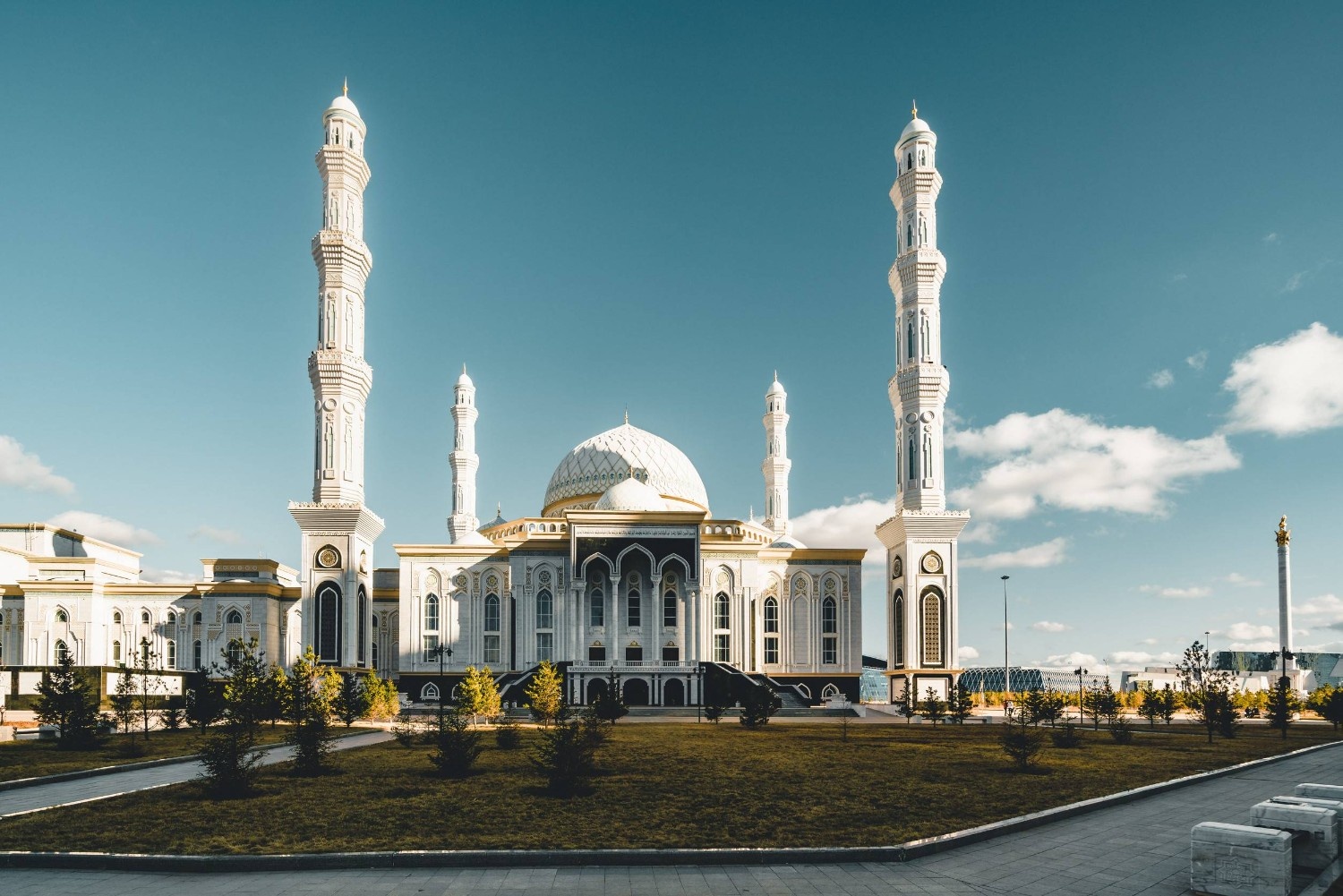 Mosque Hazrat Sultan Astana Kazakhstan