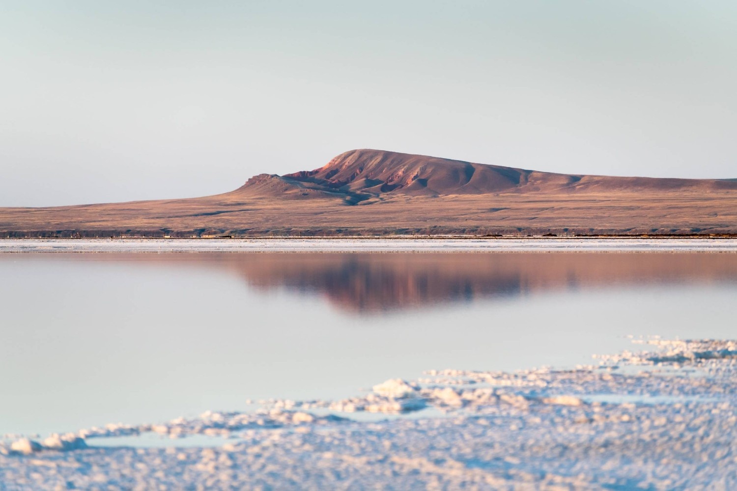 Salt Lake During Sunrise
